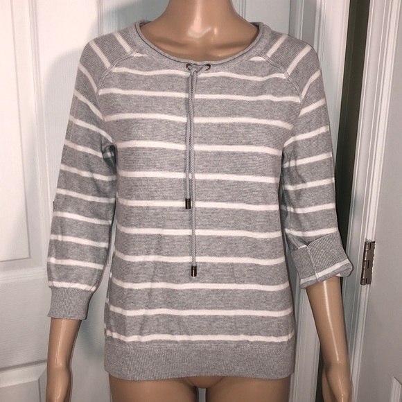 andrea jovine Grey/White Sweater M - Picture 1 of 7